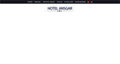 Desktop Screenshot of ansgarhotel.dk